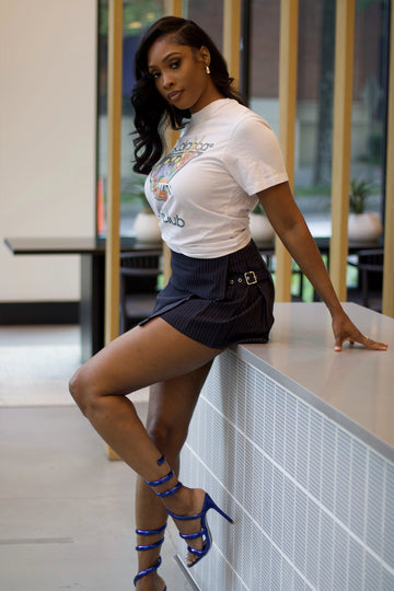 Go Navy Skirt